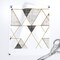 Abstract Geometric Black White Monochrome Custom Removable Wallpaper by Spoonflower Peel & Stick Wallpaper 2FT Wide